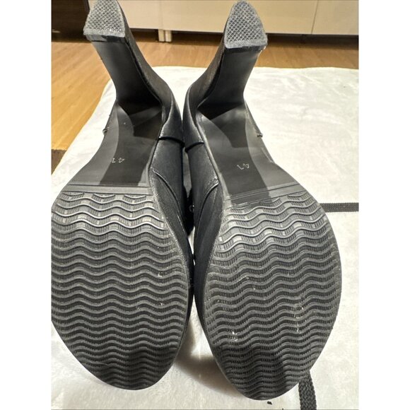 Womens Ankle Boots Round Toe Block Chunky High Heels Lace Up Platform Shoes  Sz9 - Picture 4 of 10